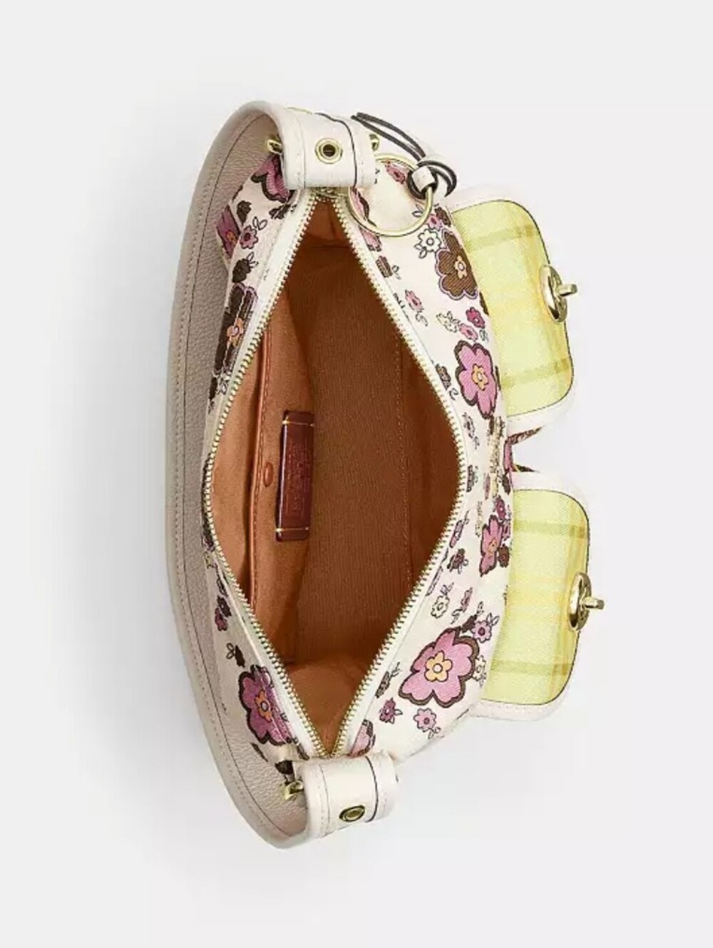 💥24 HOUR SALE💥🌼Coach Cargo Shoulder Bag Floral (FREE DIY CHARM INCLUDED)🌸 - Picture 9 of 13